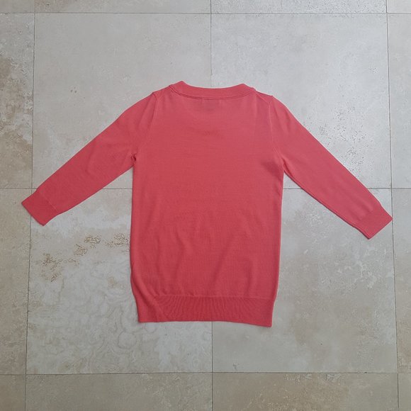 J. CREW Coral Tippi Sweater (NWOT) - Picture 5 of 11